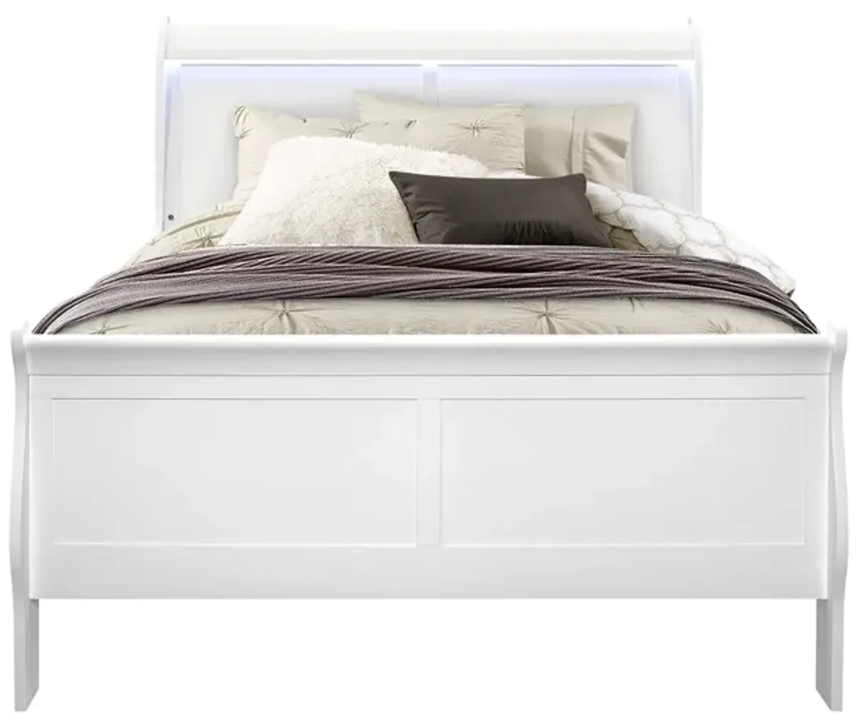 Charlie Bed in White by Global Furniture Furniture USA