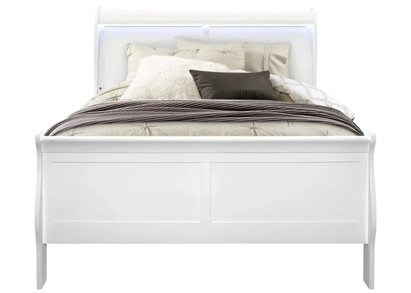 Charlie Bed in White by Global Furniture Furniture USA