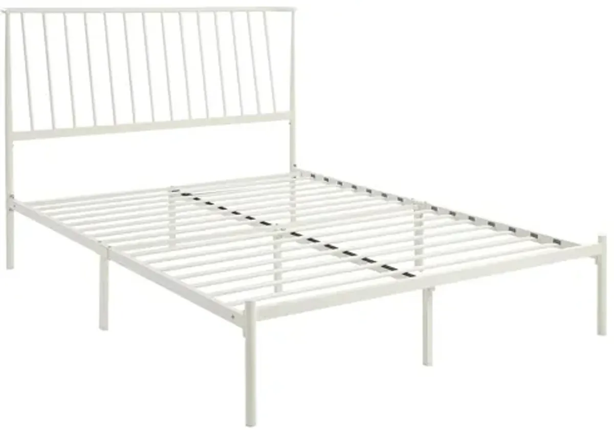 Fawn Queen Metal Platform Bed