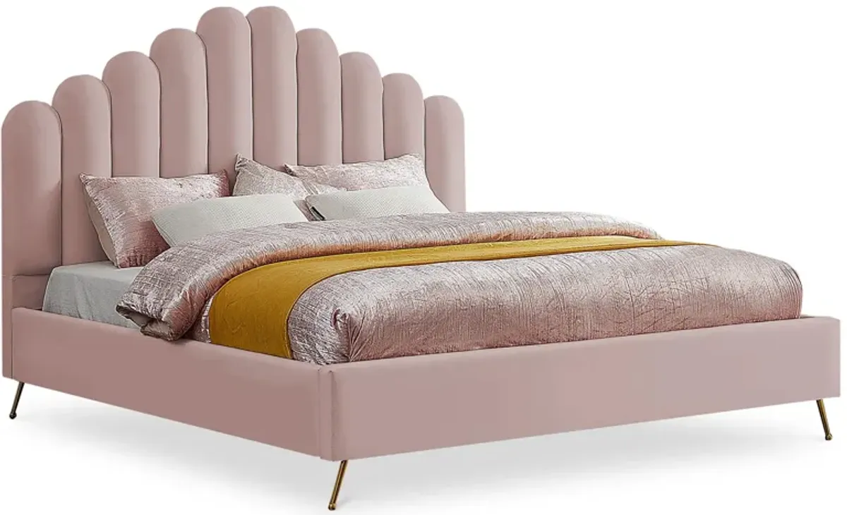 Lily Bed in Pink by Meridian Furniture