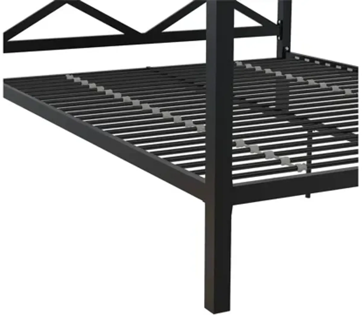 Zasha Queen Metal Canopy Bed