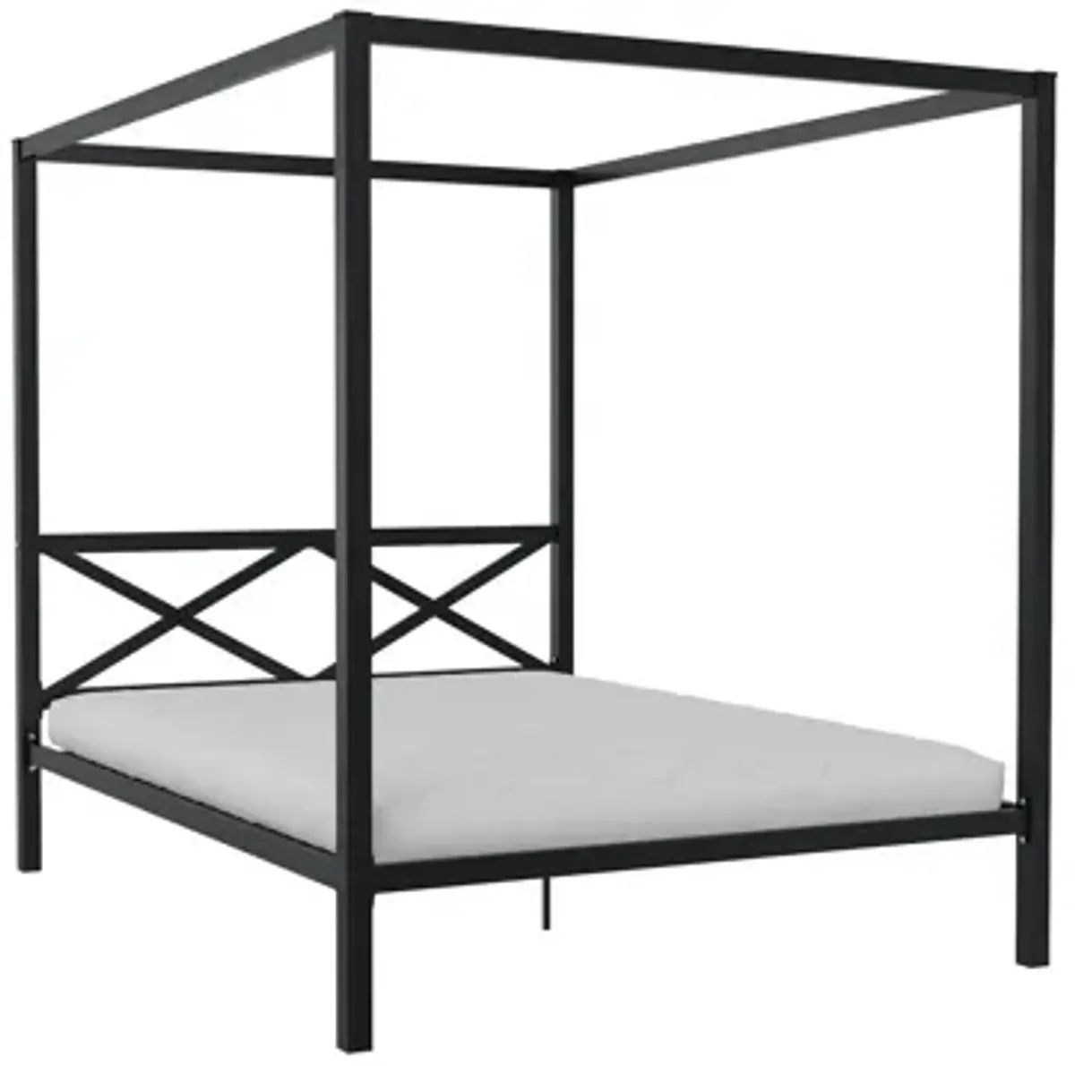 Zasha Queen Metal Canopy Bed