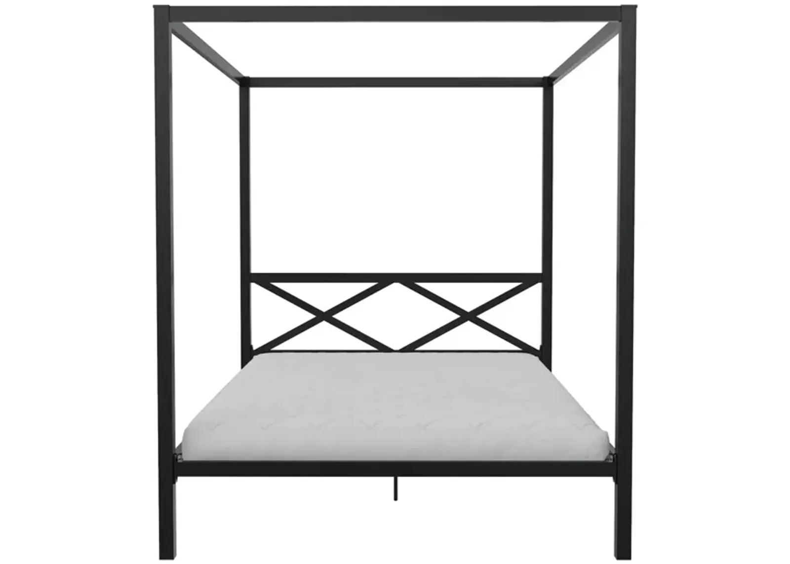 Zasha Queen Metal Canopy Bed