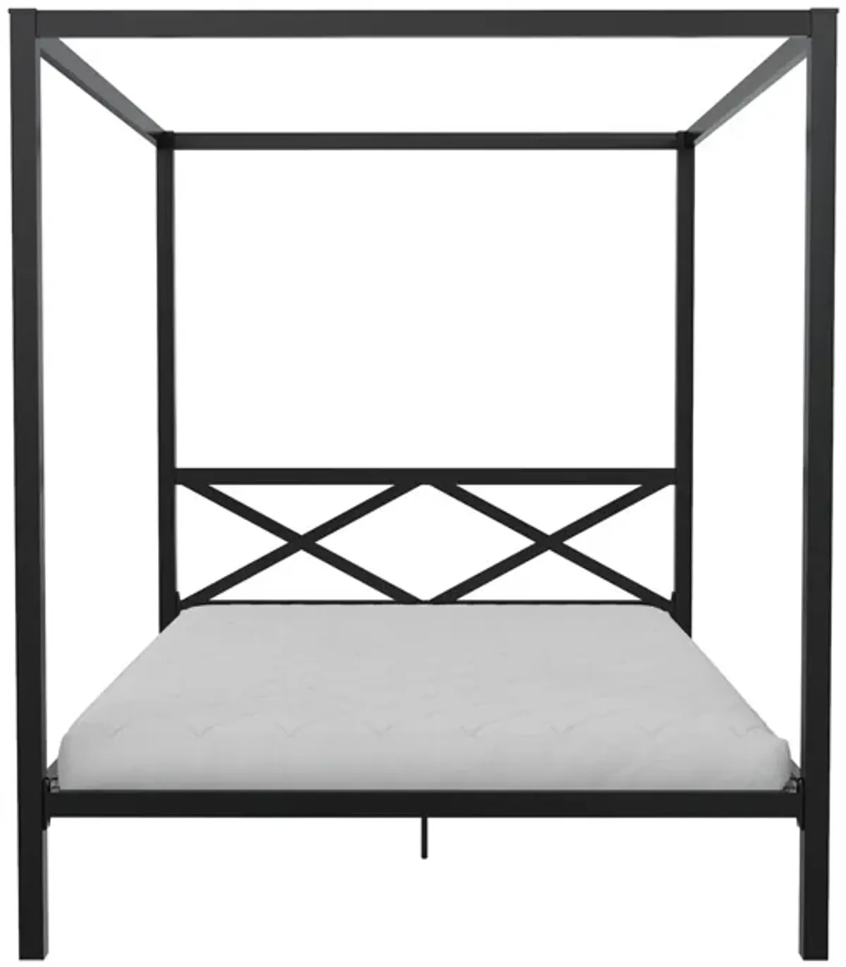 Zasha Queen Metal Canopy Bed