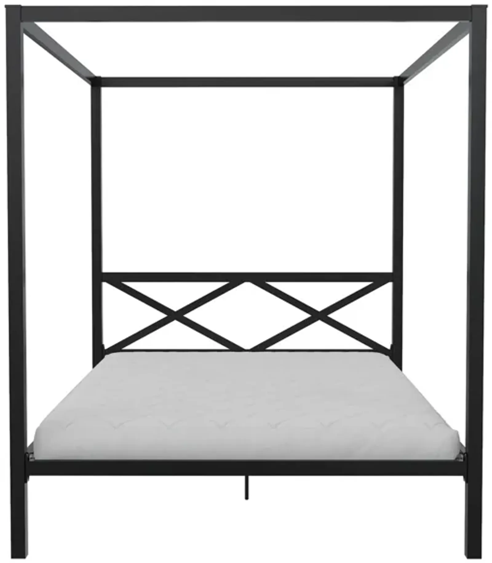 Zasha Queen Metal Canopy Bed