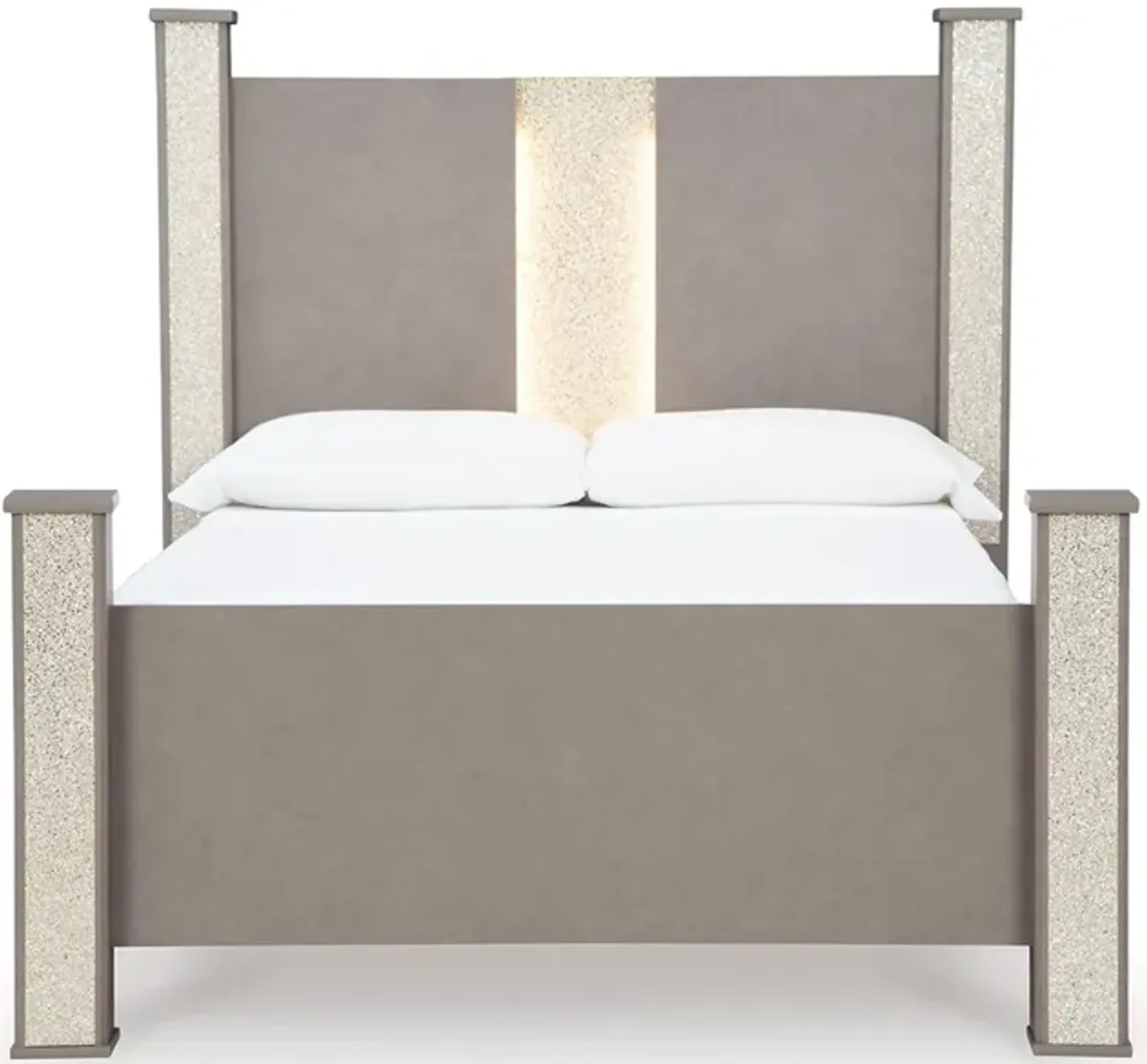 Surancha Poster Bed in Gray by Ashley Furniture