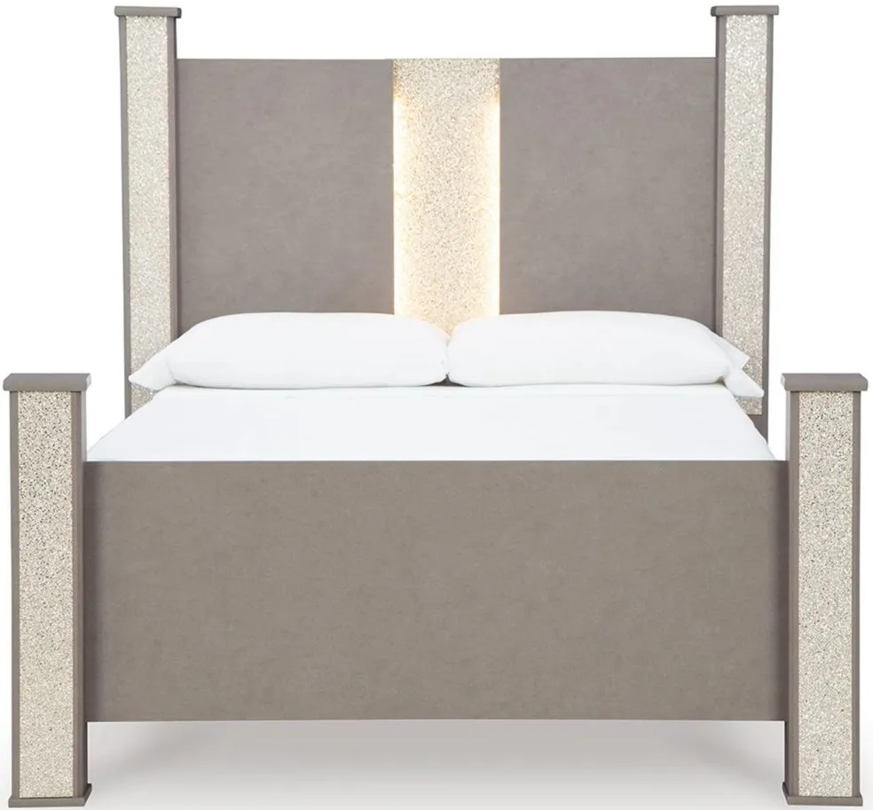 Surancha Poster Bed in Gray by Ashley Furniture