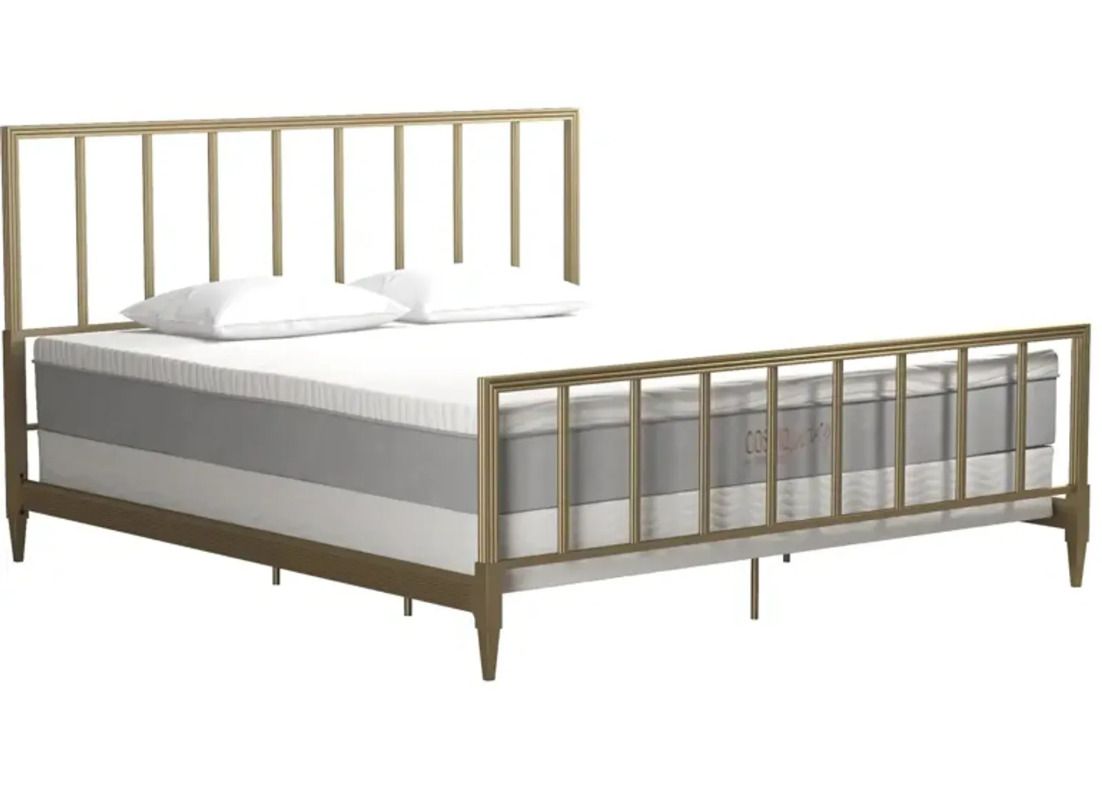 Blair King Bed in Brass by DOREL HOME FURNISHINGS