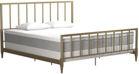 Blair King Bed in Brass by DOREL HOME FURNISHINGS