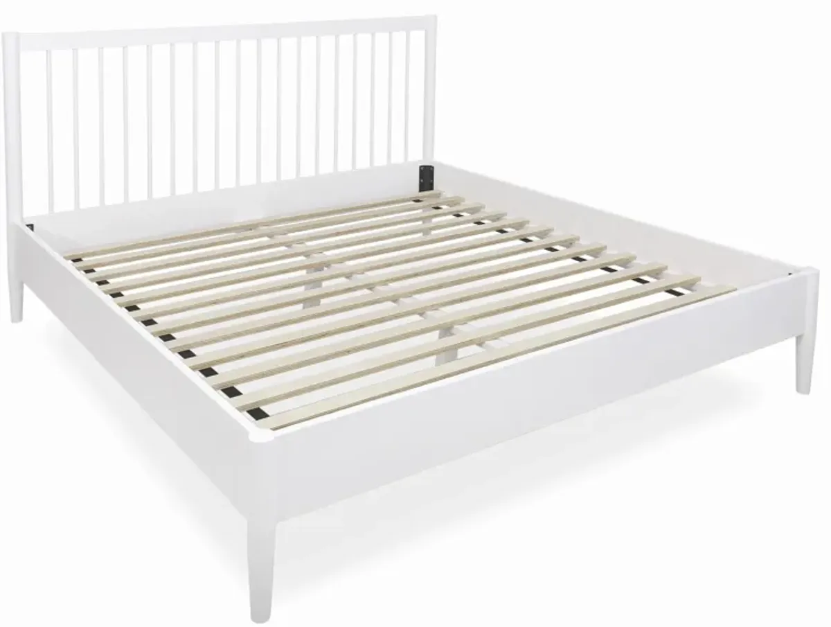 Selena King Bed in White by Unique Furniture