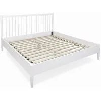 Selena King Bed in White by Unique Furniture