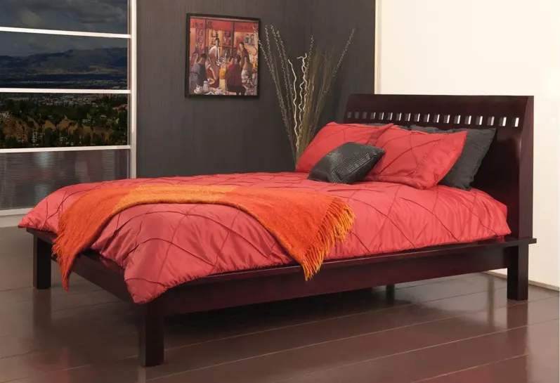 Veneto Platform Bed in Espresso by Bellanest