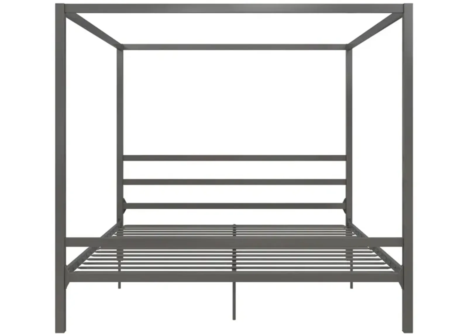 Cara Canopy Bed King in Gray by DOREL HOME FURNISHINGS