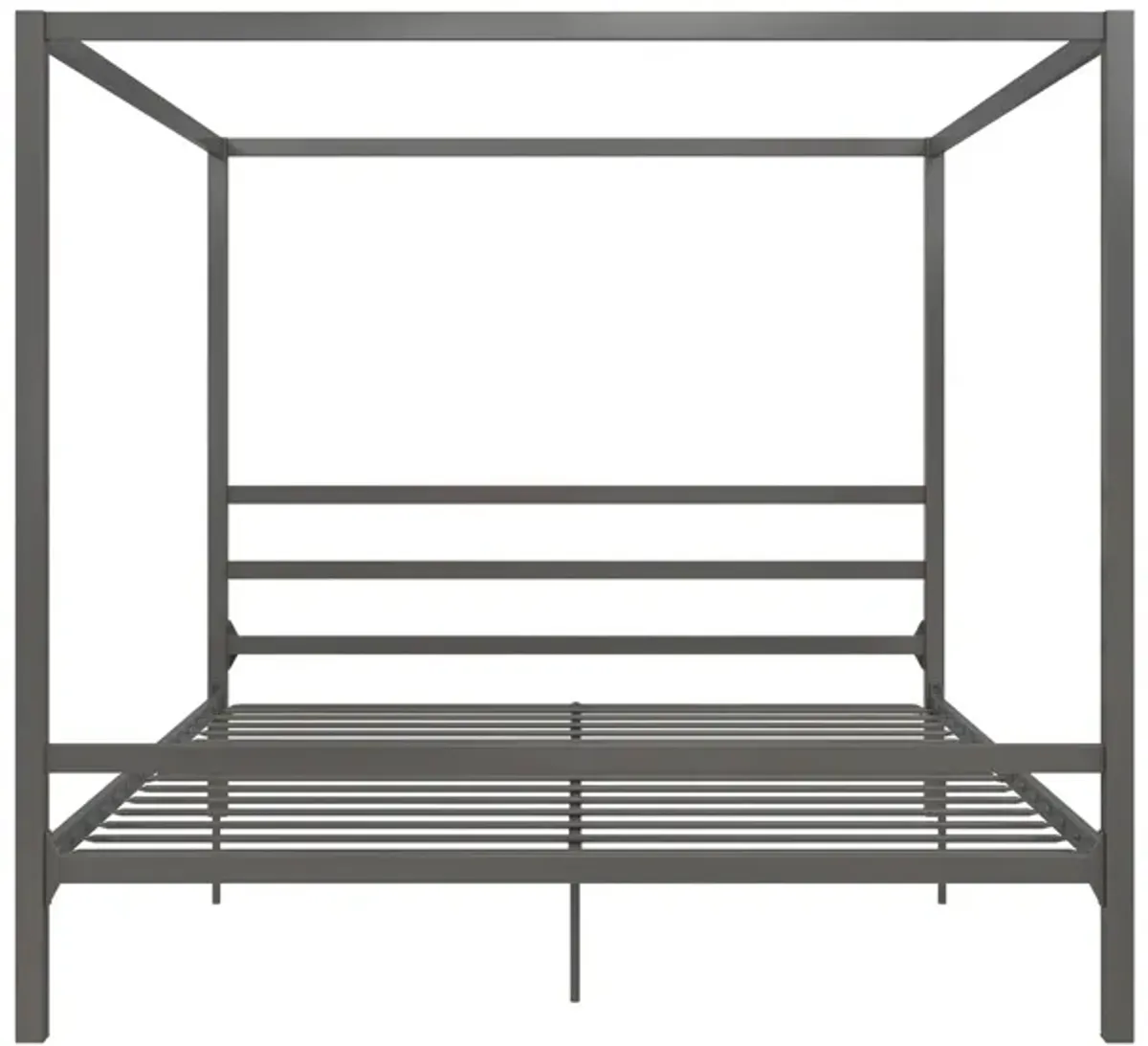 Cara Canopy Bed King in Gray by DOREL HOME FURNISHINGS