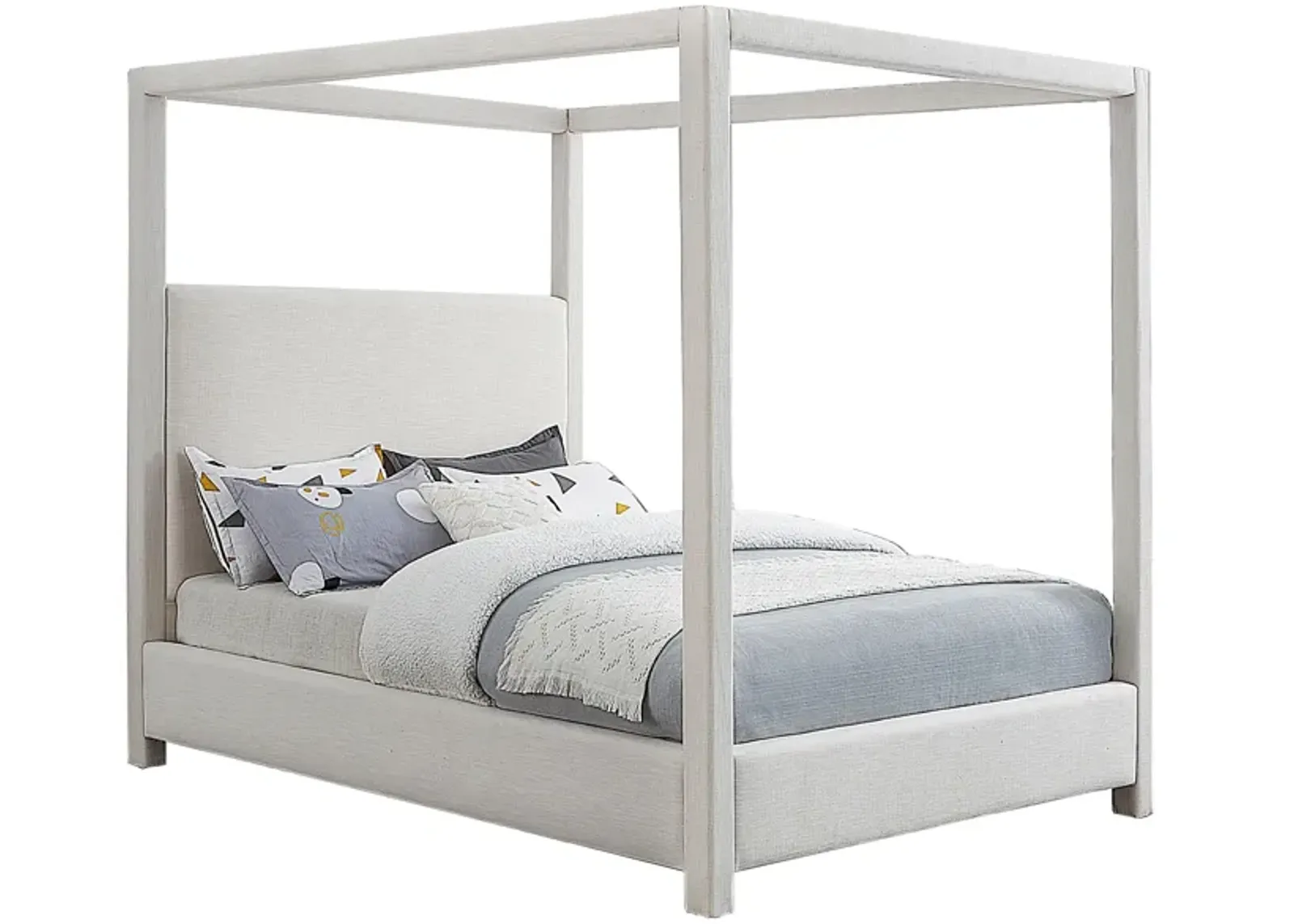 Emerson Bed in Cream by Meridian Furniture