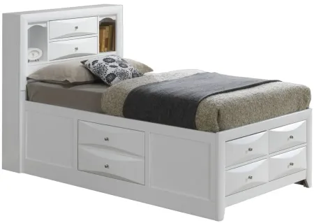 Marilla 4-piece Captain's Bedroom Set in White by Glory Furniture