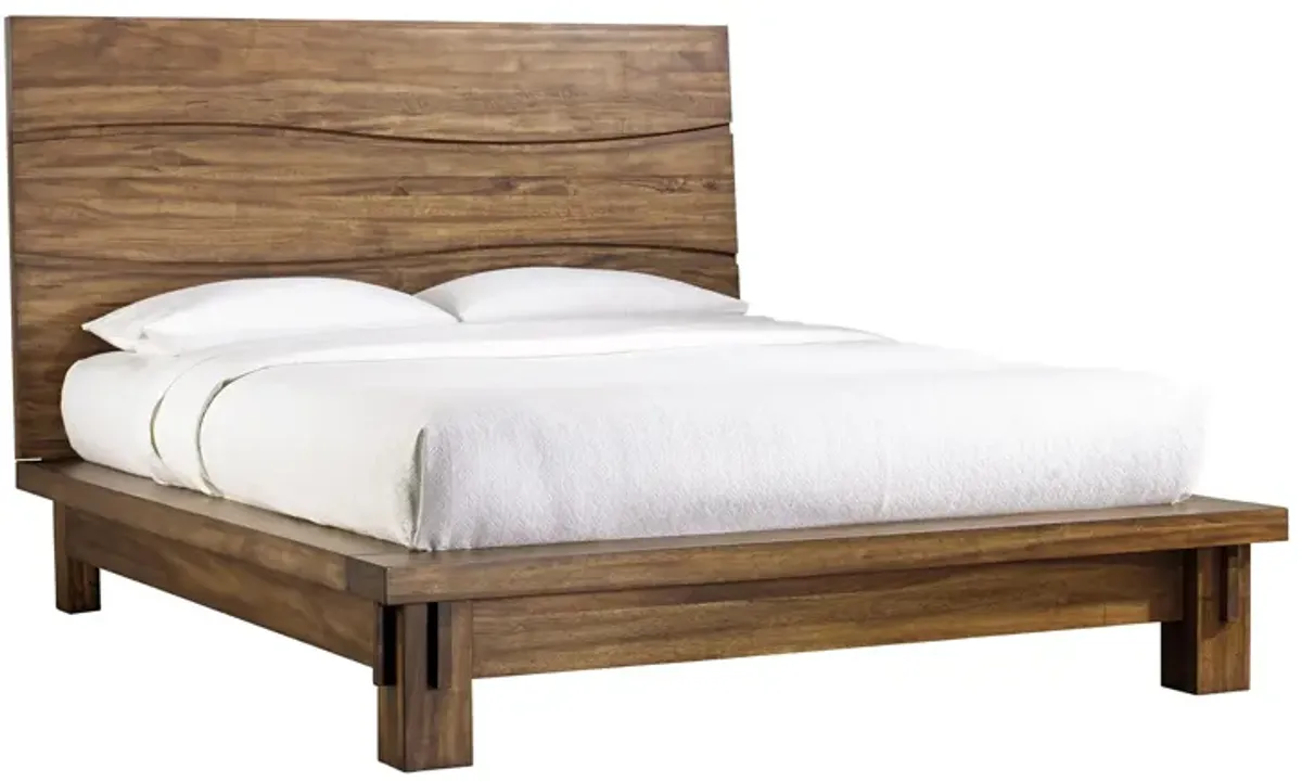 Ocean Full-size Solid Wood Platform Bed