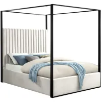 Jax Bed in Cream by Meridian Furniture
