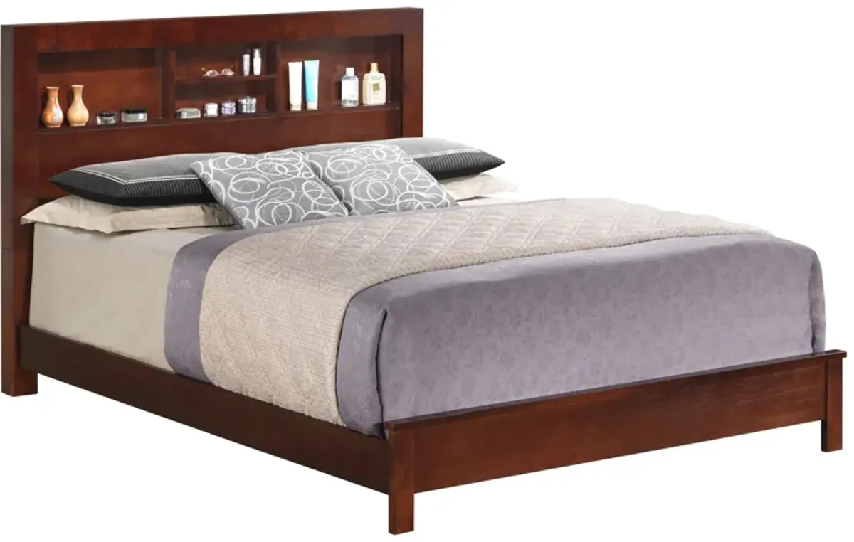 Burlington Bookcase Bed in Cherry by Glory Furniture