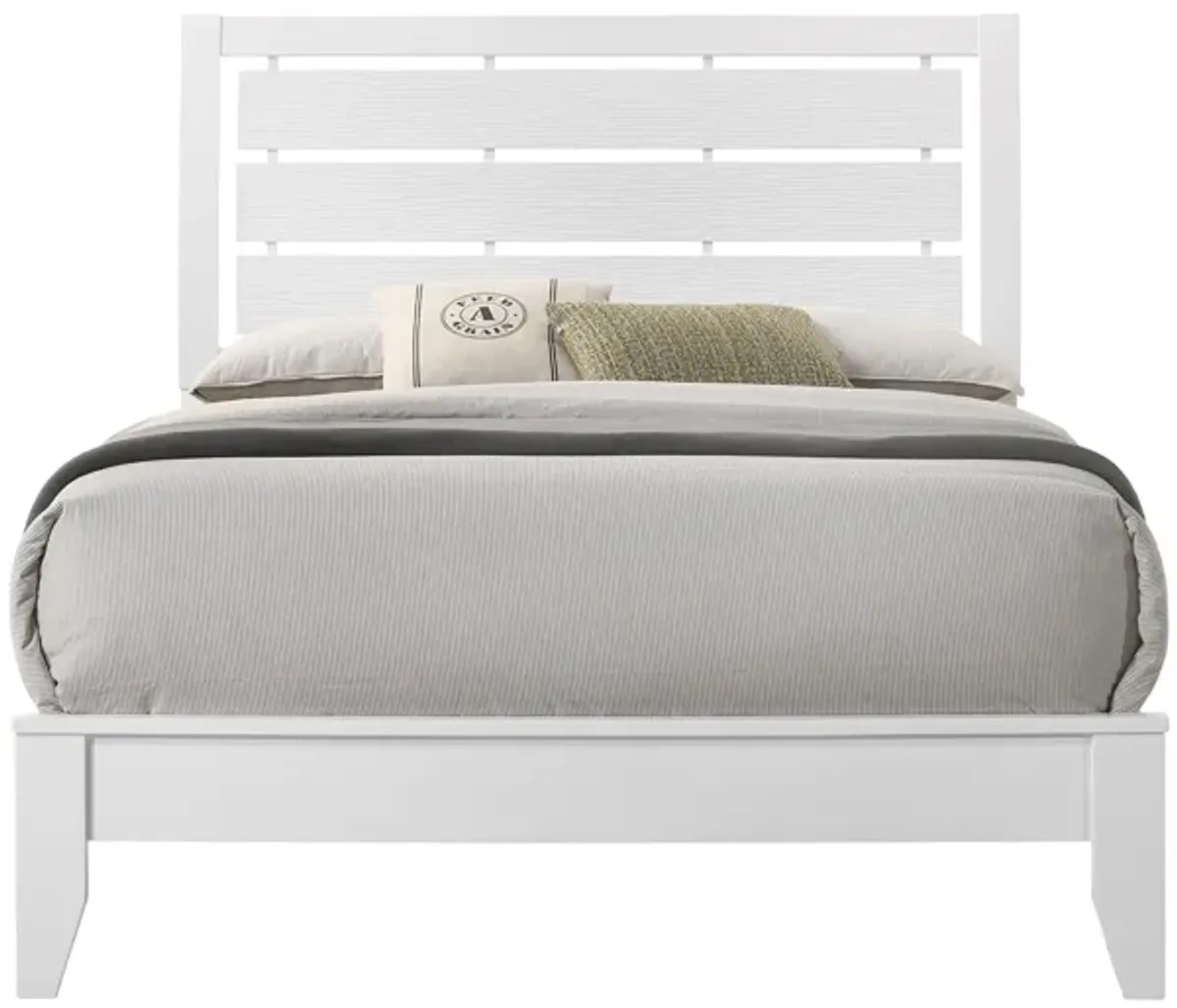 Evan Full Bed in White by Crown Mark