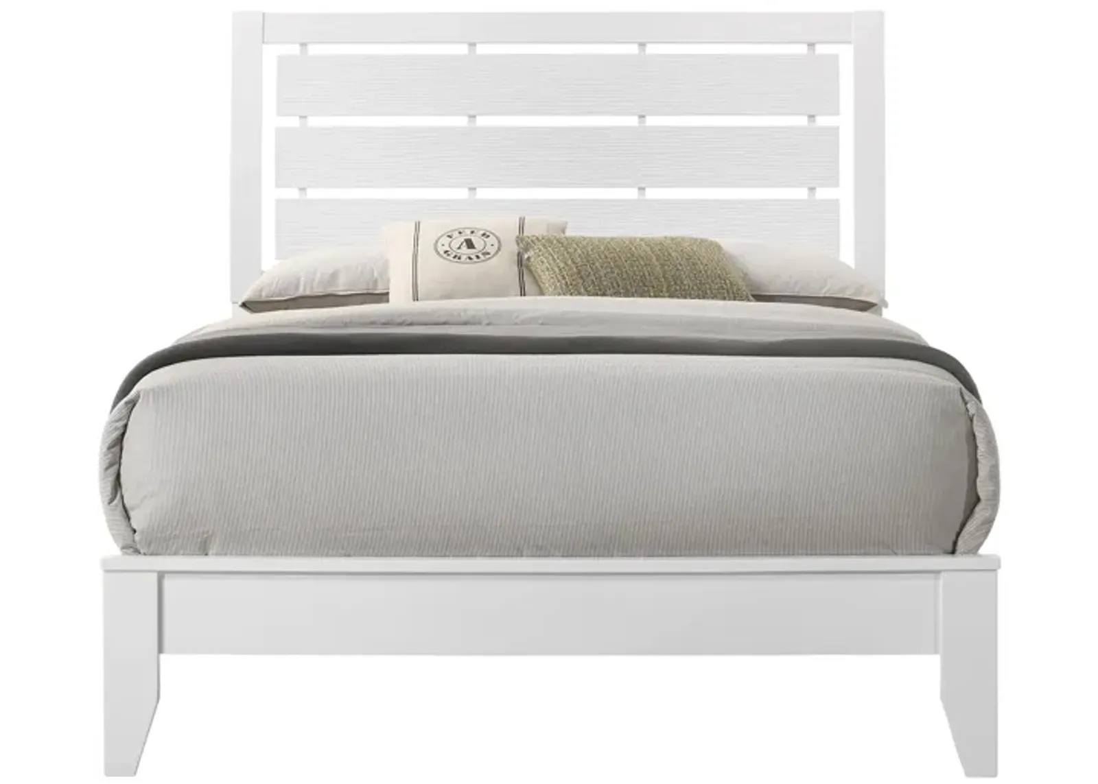 Evan Full Bed in White by Crown Mark