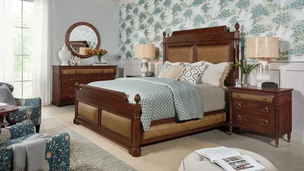 Charleston King Panel Bed