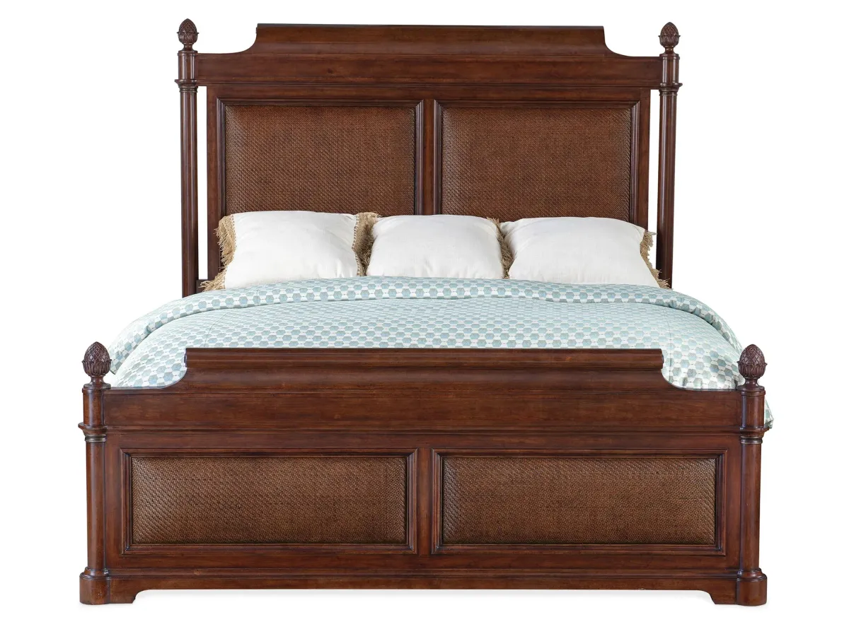 Charleston King Panel Bed in Maraschino Cherry by Hooker Furniture