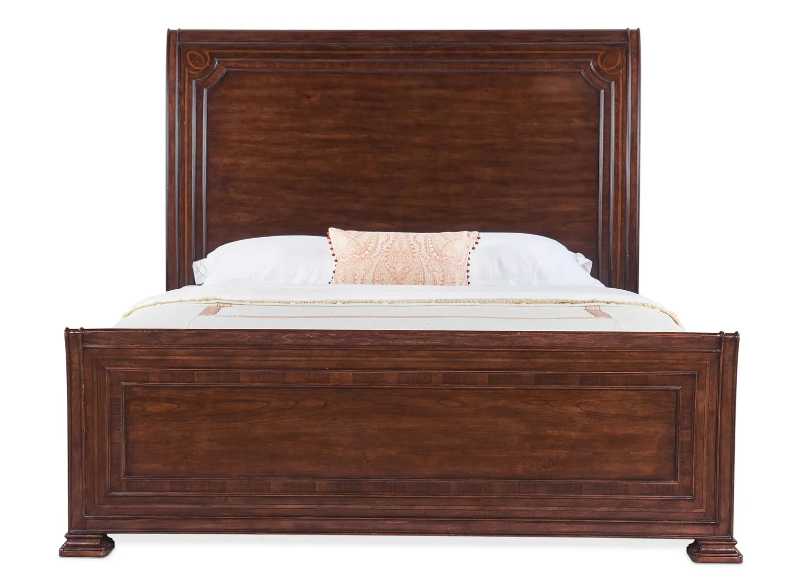 Charleston King Sleigh Bed in Maraschino Cherry by Hooker Furniture