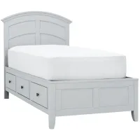 Kylie Youth Platform Bed w/ 2-sd. Storage in Gray by Bellanest