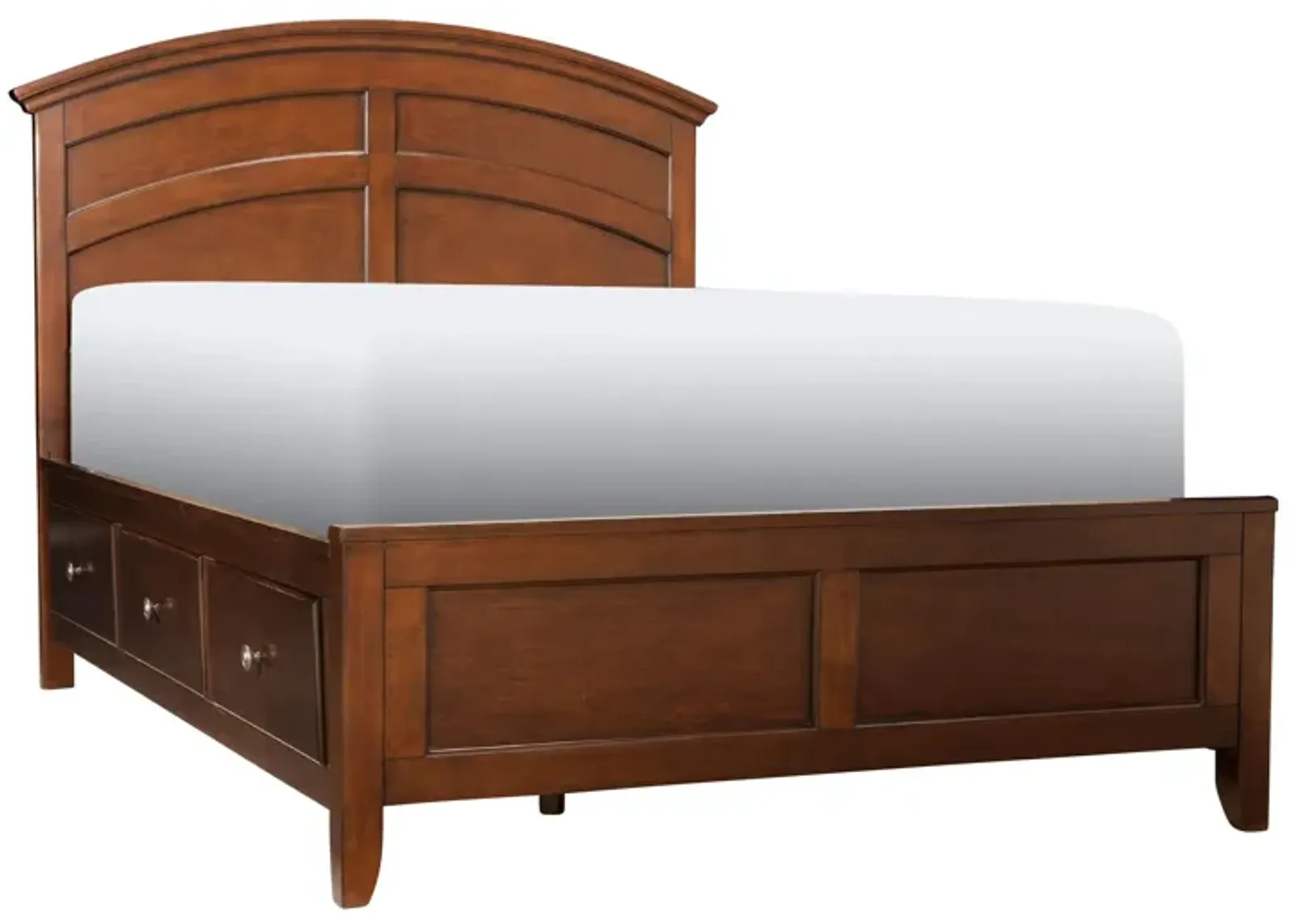 Kylie Youth Platform Bed w/ 2-sd. Storage in Merlot by Bellanest