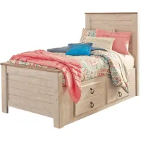 Collingwood Storage Bed in Whitewash by Ashley Furniture