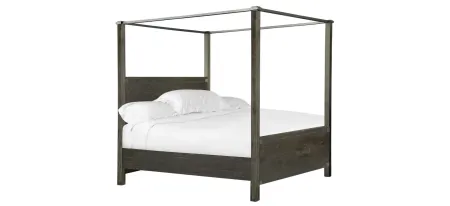 Abington Canopy Bed in Weathered Charcoal by Magnussen Home
