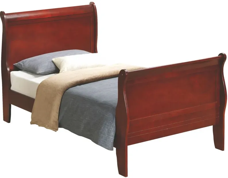 Rossie 4-pc. Bedroom Set in Cherry by Glory Furniture