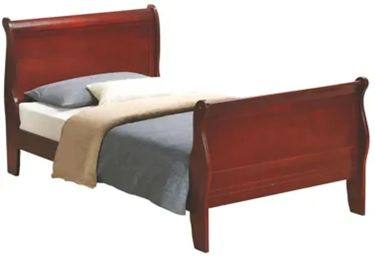 Rossie 4-pc. Bedroom Set in Cherry by Glory Furniture