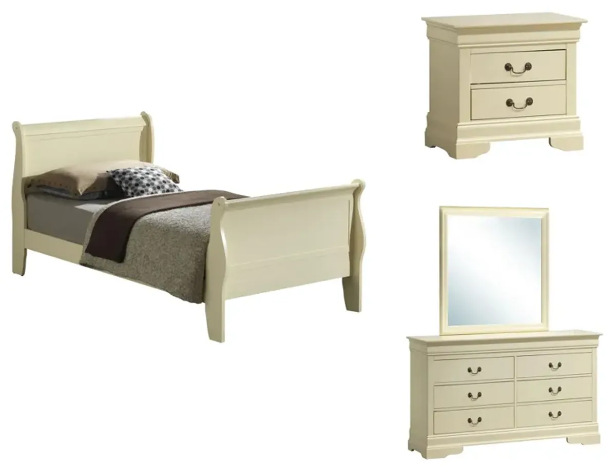 Rossie 4-pc. Sleigh Bedroom Set