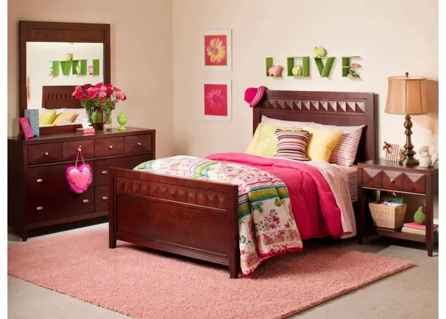 Shadow 4-pc. Bedroom Set in Espresso by Davis Intl.