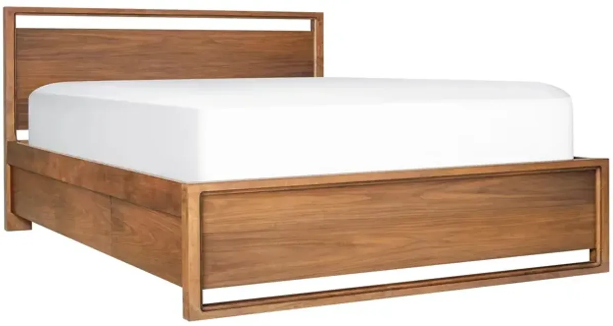Aversa 4-pc. Bedroom Set w/ 2-side Storage Bed and 1-Drawer Nightstand
