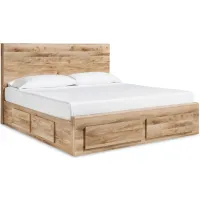Hyanna Queen Panel Storage Bed in Tan by Ashley Furniture