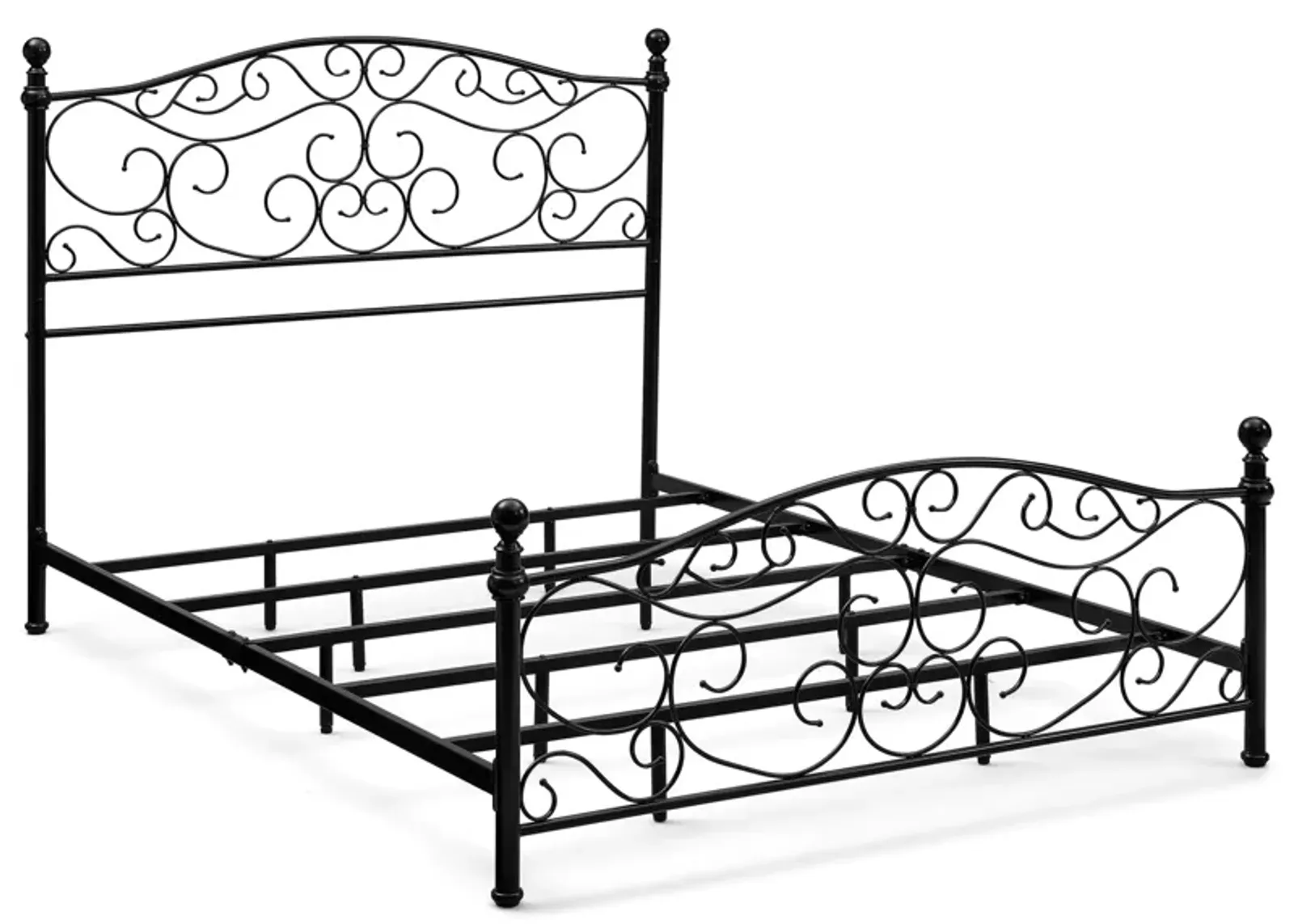 Ellis Bed in Black by Bernards Furniture Group