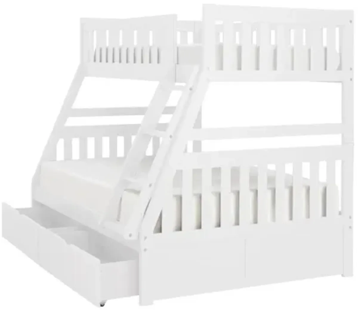 Belisar Twin-Over-Full Storage Bunk Bed