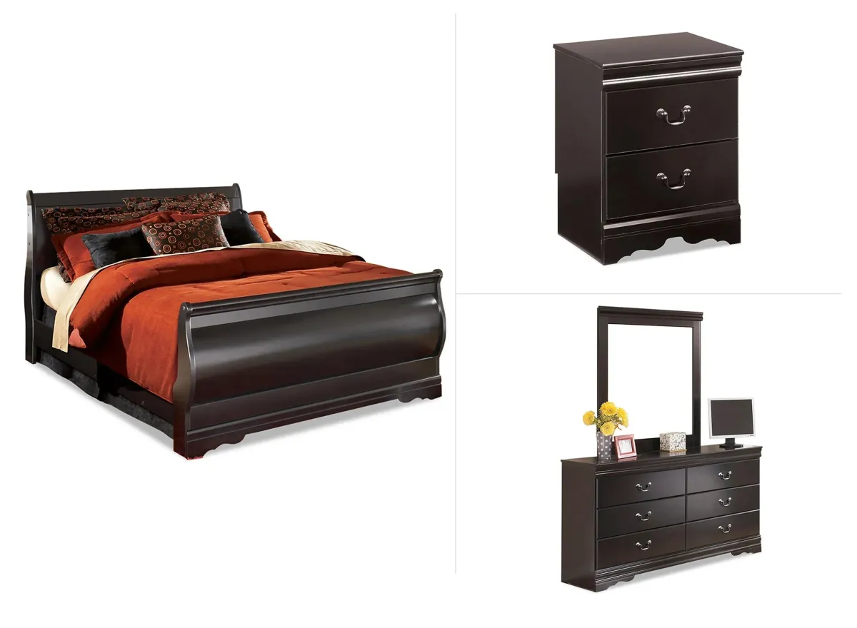 Huey Vineyard 5-pc. Bedroom Set in Black by Ashley Furniture