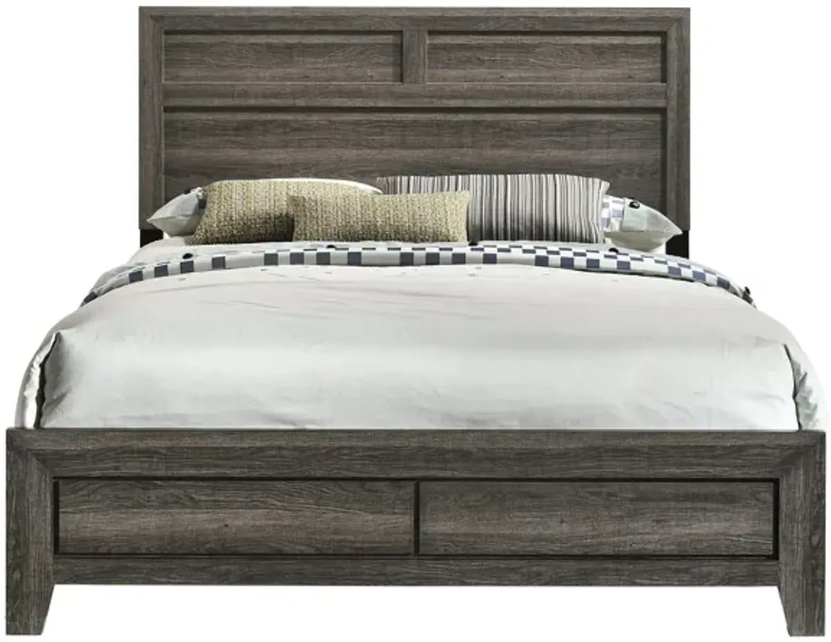 Issac Panel Bed w/ USB