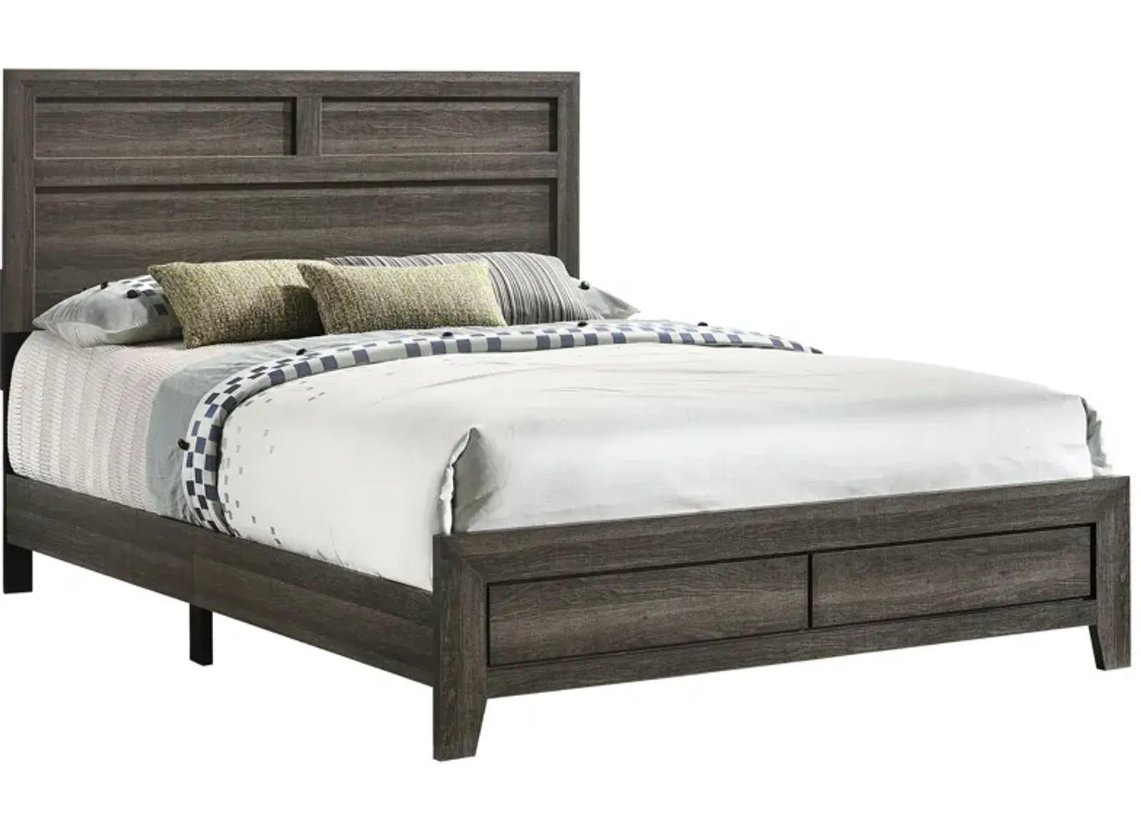 Issac Panel Bed w/ USB