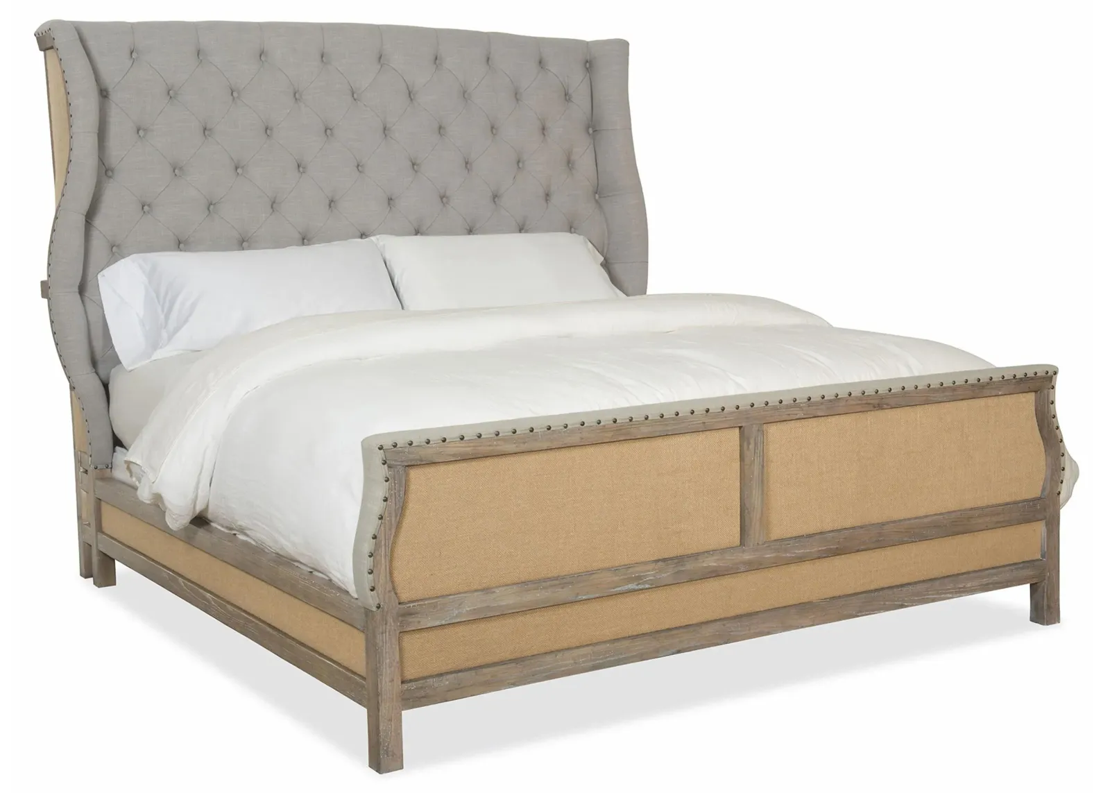 Boheme Upholstered Bed in Brown/Gray by Hooker Furniture