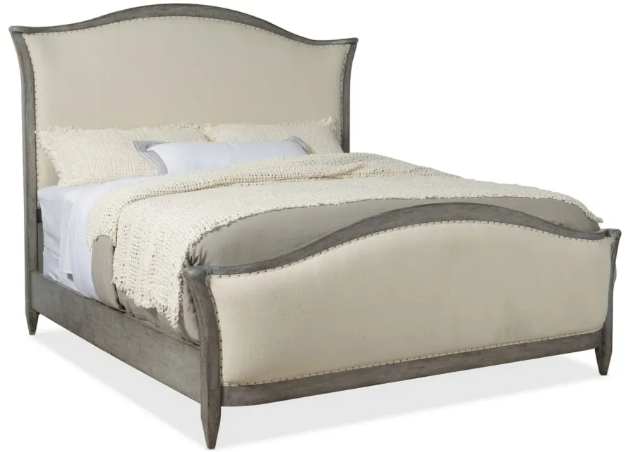 Ciao Bella Upholstered Bed in Gray by Hooker Furniture