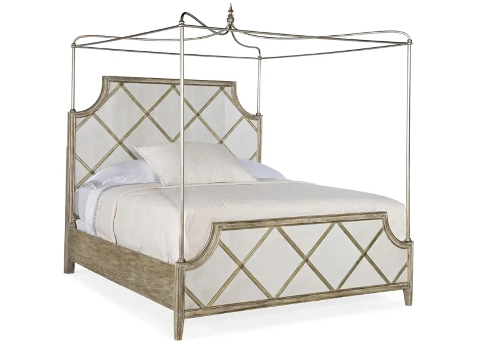 Sanctuary Diamont Canopy Panel Bed