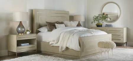 Cascade Panel Bed in Beige by Hooker Furniture