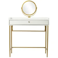 Piana Dressing Vanity in White by SEI Furniture