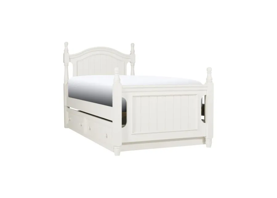 Willow Point Post Bed w/ Trundle in White by Homelegance