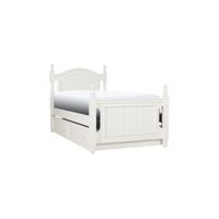 Willow Point Post Bed w/ Trundle in White by Homelegance